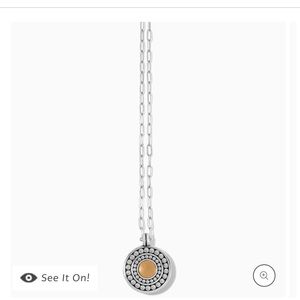 NWT Pebble Dot Onyx Reversible Necklace